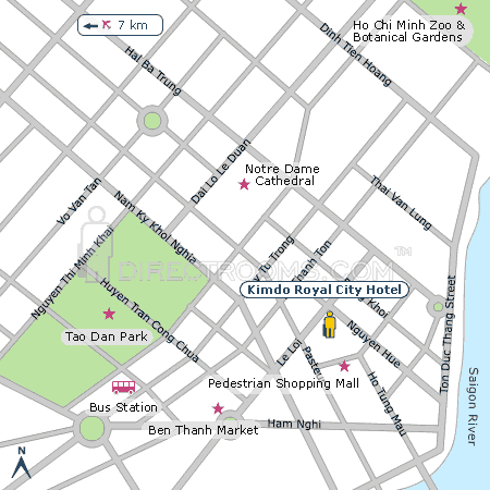 Kimdo Royal City Hotel map