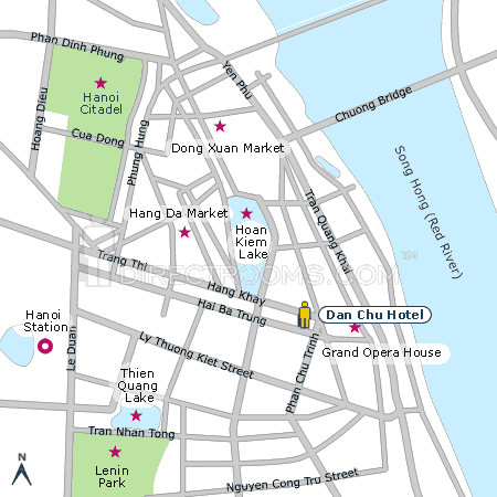Dan Chu Hotel map