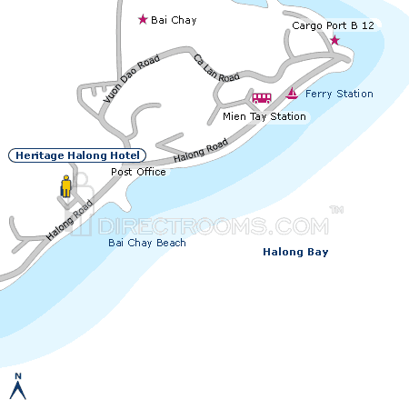 Heritage Halong Hotel map