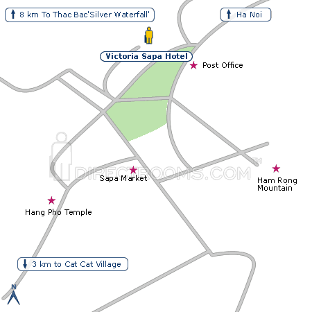 Victoria Sapa Hotel map