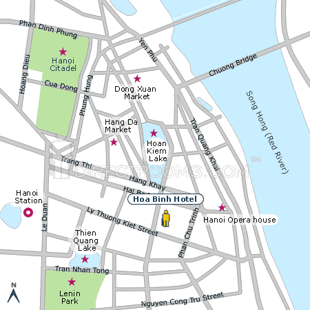 Hoa Binh Hotel map