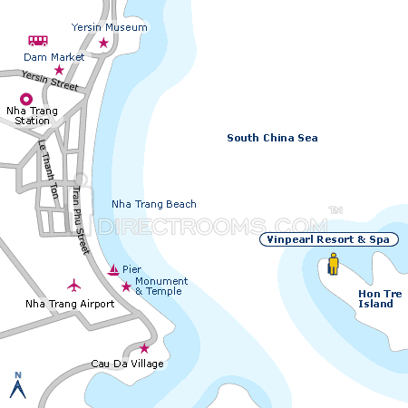 Vinpearl Resort & Spa map Vinpearl Resort & Spa map