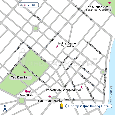 Liberty 2 Que Huong Hotel map