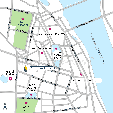 Guoman Hotel map